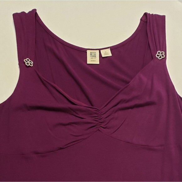 Womens Purple Blouse Tank top, Medium, Apt9 - Picture 7 of 9